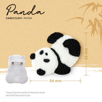 Embroidered Pins of Cute Panda ②