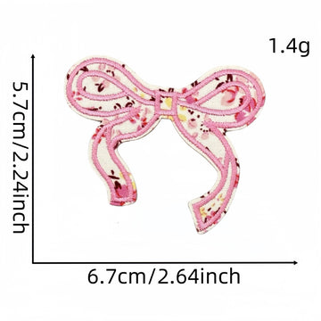 Floral Bow Embroidered Patches - Multiple Designs Available - CheerCove