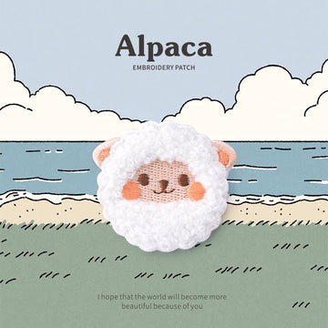 Alpaca Embroidered Patches - Multiple Designs Available - CheerCove