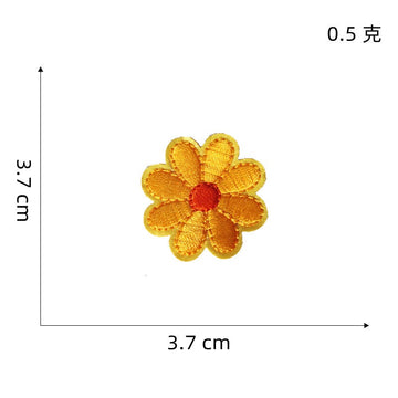 Colorful Daisies Patches (Iron-On)
