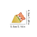 Red Panda Cone Embroidered Patches - Multiple Designs Available - CheerCove