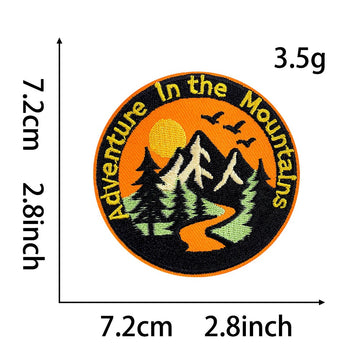 Outdoor Fishing & Camping Patches (Iron-On) - CheerCove