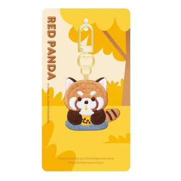 Embroidered Cute Red Panda Charm - Multiple Designs Available - CheerCove