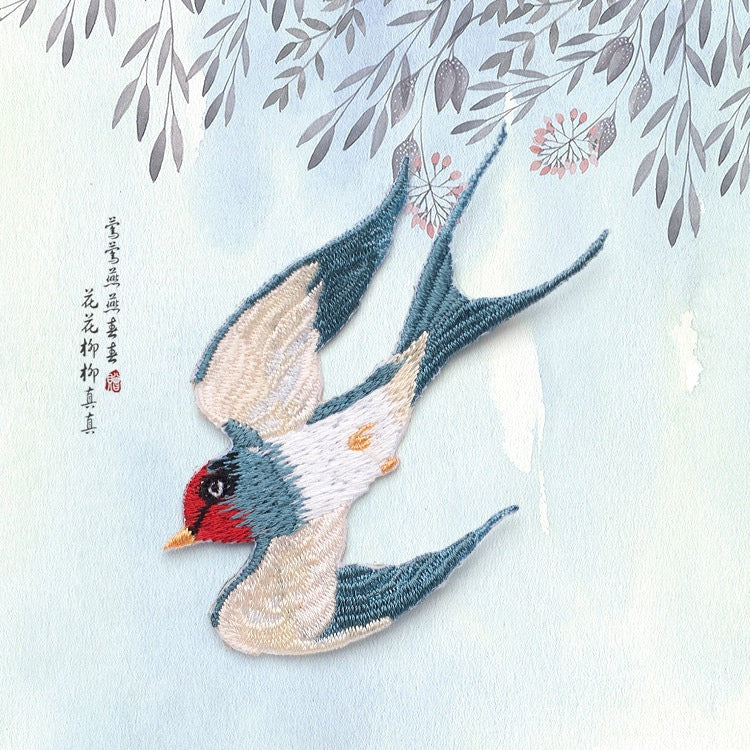 Swallow Patches (Iron-On)