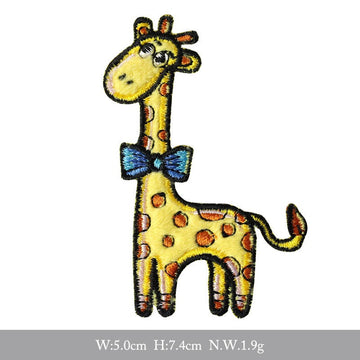 Giraffe Couple Patches(Stick-On)
