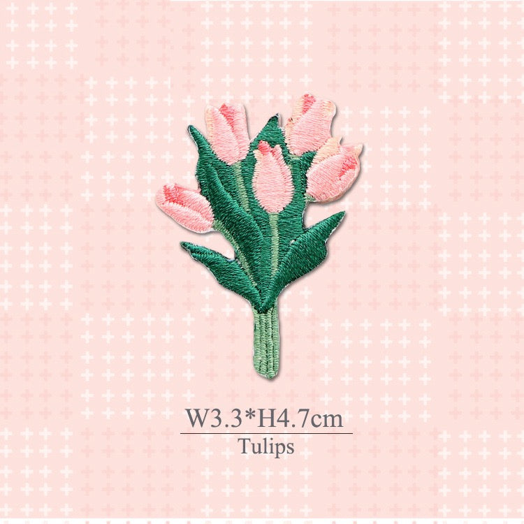 Beautiful Flowers Patches(Stick-On)