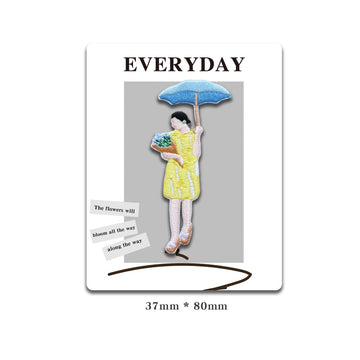 Urban Chic Girl Embroidered Patches - Multiple Designs Available - CheerCove