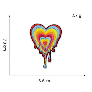 Colorful Doodle Patches (Iron-On)