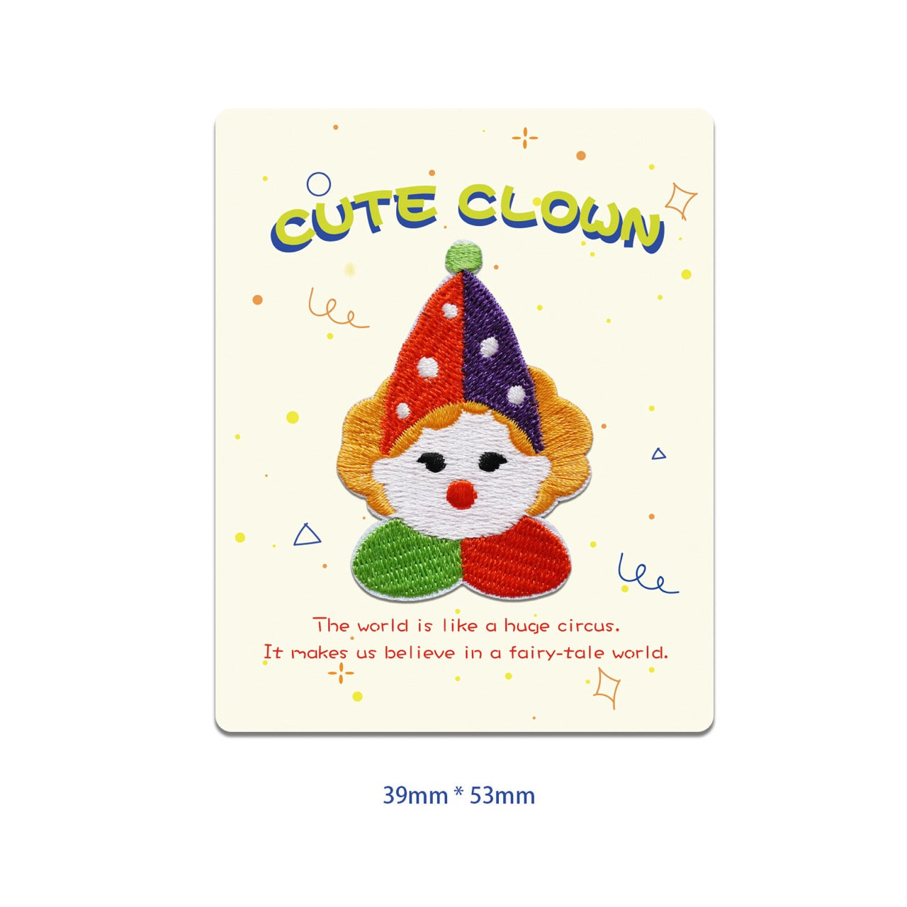 Clown Embroidered Patches - Multiple Designs Available - CheerCove