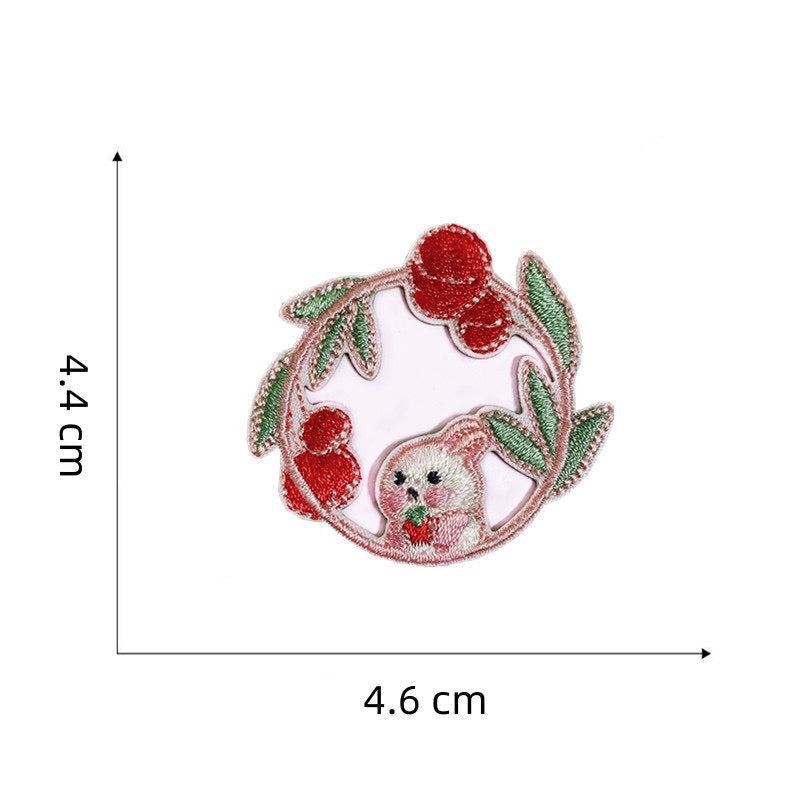 Cartoon Rabbit Embroidered Patches - Multiple Designs Available - CheerCove
