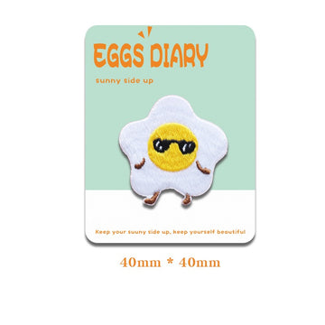 Poached Egg Embroidered Patches - Multiple Designs Available - CheerCove
