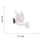Dove and Bee Embroidered Patches - Multiple Designs Available - CheerCove