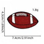 Football ① Patches (Iron-On)