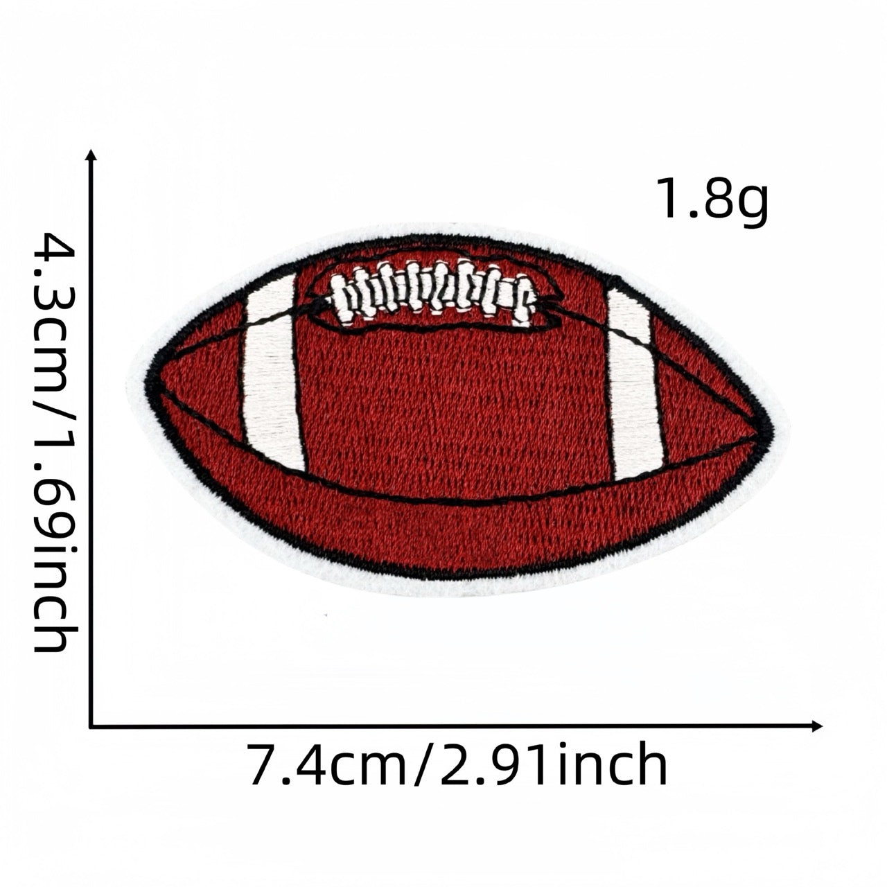 Football ① Patches (Iron-On)