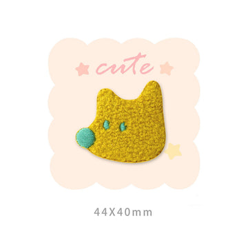 Cute Plush Fox Patches (Stick-On)
