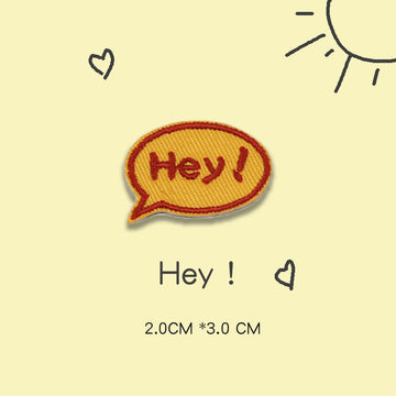 Exclamation Embroidered Patches - Multiple Designs Available - CheerCove