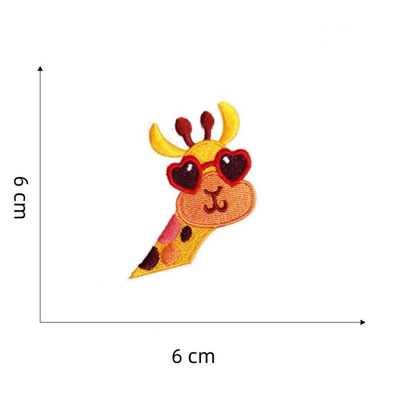 Giraffe Embroidered Patches - Multiple Designs Available - CheerCove