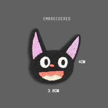 Happy Black Cat Patches(Stick-On)