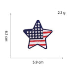 Stars & Stripes ② Patches (Iron-On)