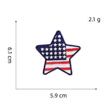 Stars & Stripes ② Patches (Iron-On)