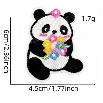 Panda ① Patches (Iron-On)