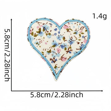 Floral Heart Embroidered Patches - Multiple Designs Available - CheerCove