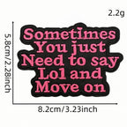 Dark & Gothic Phrases ② Patches (Iron-On)