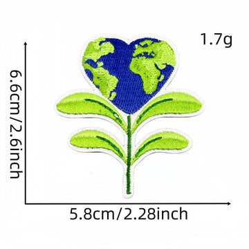 Love Our Earth Patches (Iron-On)