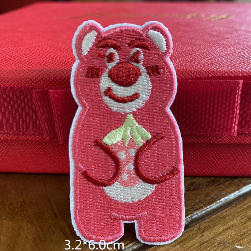 Pink Bear ② Patches (Stick-On)
