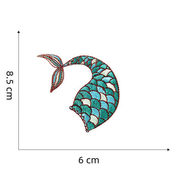 Mermaid Embroidered Patches - Multiple Designs Available - CheerCove