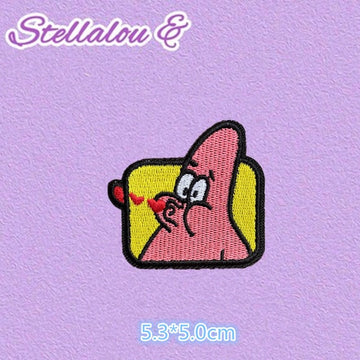 Square Pants Ocean Hero Patches(Stick-On)