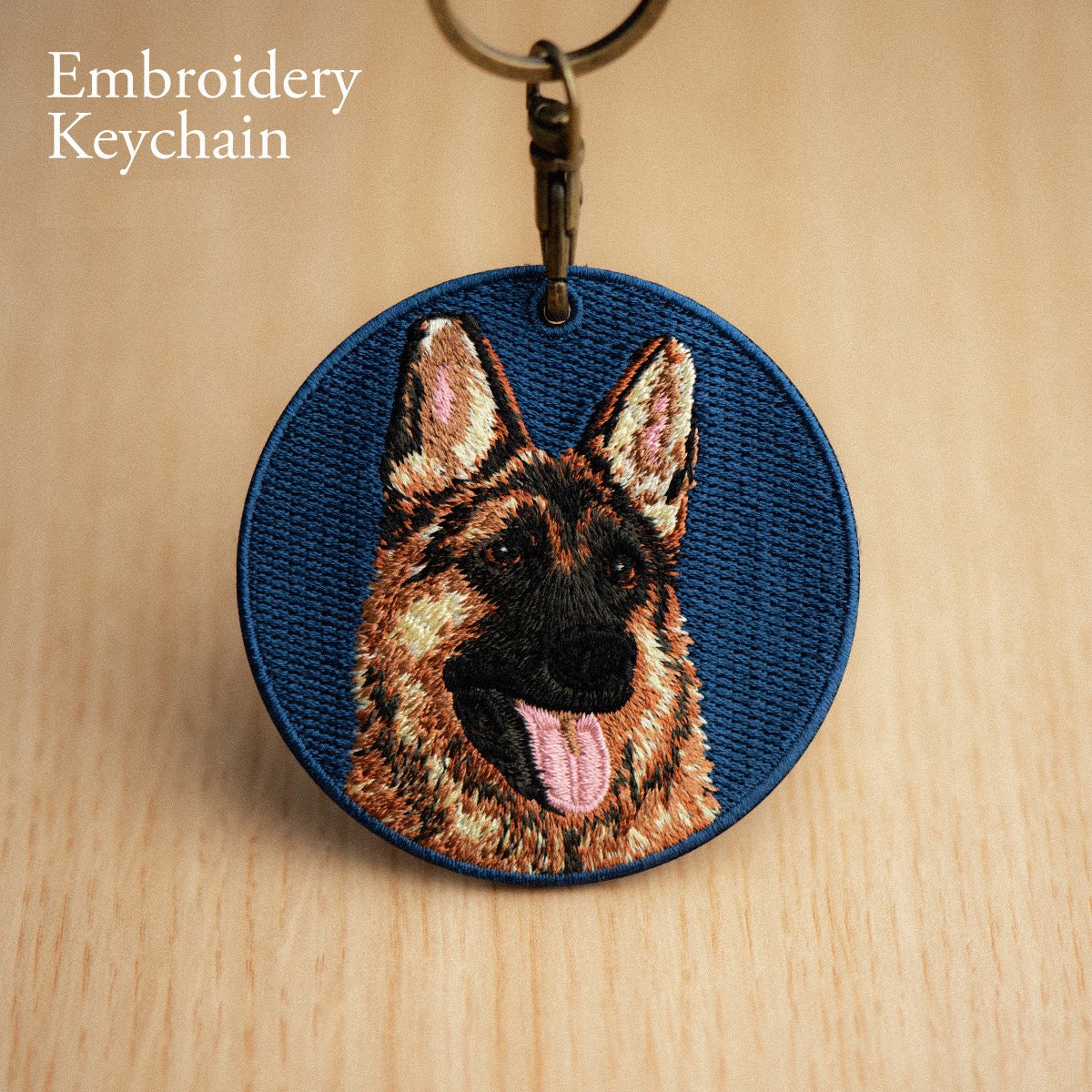 Cute Dog Double-Sided Embroidered Keychains ② - CheerCove