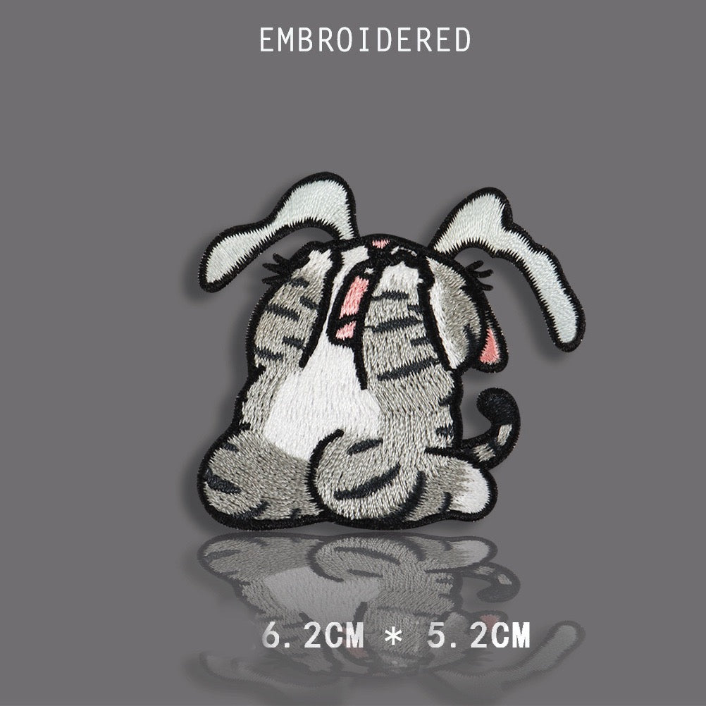 Cozy Working Cat Patches (Stick-On) - CheerCove