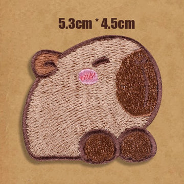 Derpy Capybara Patches (Stick-On)