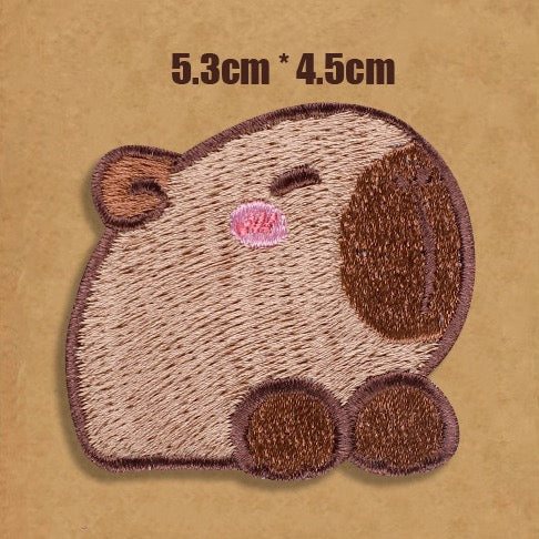Derpy Capybara Patches (Stick-On)