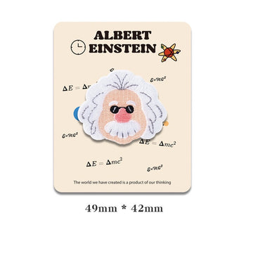 Dr. Einstein Embroidered Patches - Multiple Designs Available - CheerCove