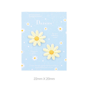 Daisies Embroidered Patches - Multiple Designs Available - CheerCove
