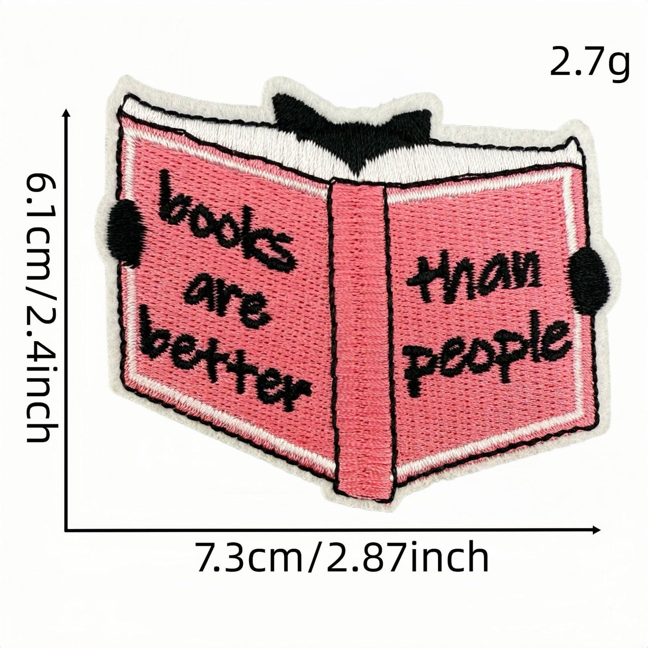 Books Patches (Iron-On)