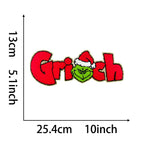 Jumbo Grinchmas Patches (Iron-On)
