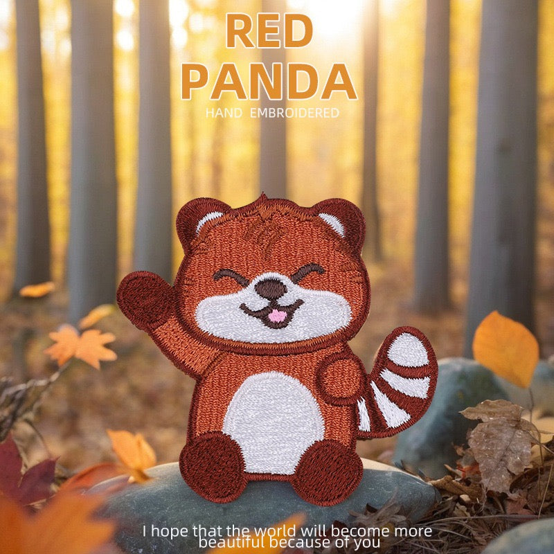 Sunny Red Panda Patches (Stick-On)
