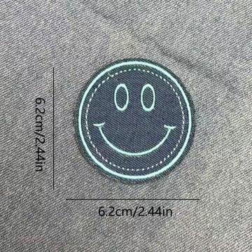 Happy Face Patches (Iron-On)