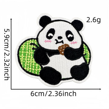 Panda ② Patches (Iron-On)