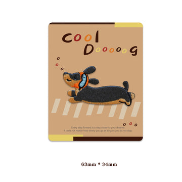 Extra Long Dachshund Patches (Stick-On)