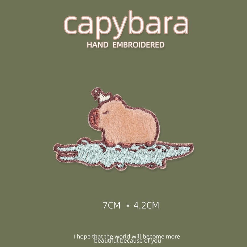 Chill Capybara Patches (Stick-On)