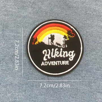 Mountain Hiker Patches (Iron-On)