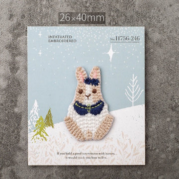 Funny Animals Patches (Iron-On)