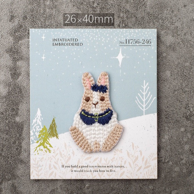 Funny Animals Patches (Iron-On)