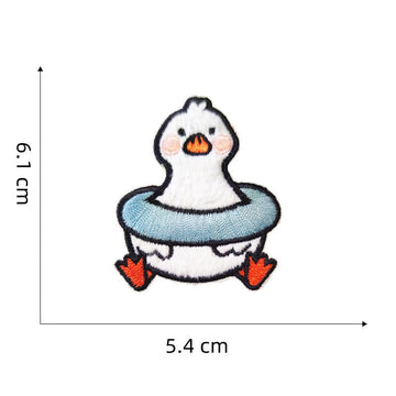 Cartoon Duck Embroidered Patches - Multiple Designs Available - CheerCove