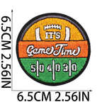Game Day Football ① Patches (Iron-On)