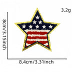 Stars & Stripes ① Patches (Iron-On)